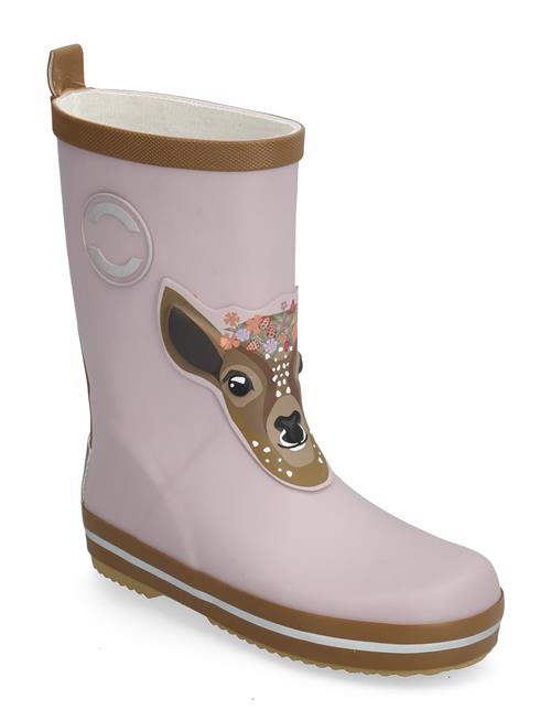 Se mikk-line 3D Patch Wellies Mikk-line Pink ved Booztlet