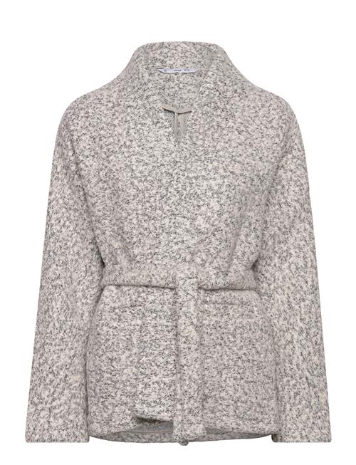 Mango Wool-Blend Jacket With Belt Mango Grey