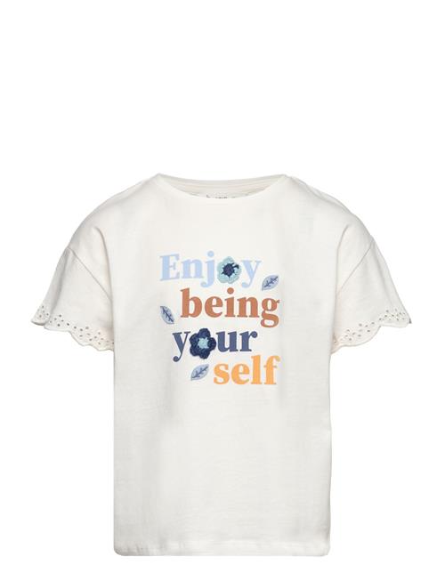 Mango Printed Message T-Shirt Mango White