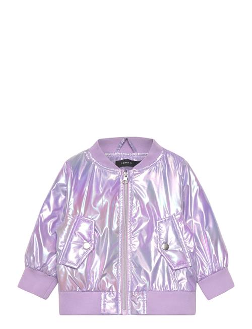 Nmfmovie Bomber Jacket Foil Name It Purple