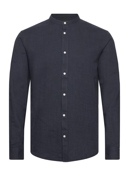 ONLY & SONS Onsarlo Slim Ls Mao Hrb Linen Shirt ONLY & SONS Navy