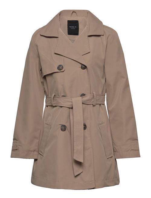 Se name it Nkfmadelin Trench Coat Name It Brown ved Booztlet