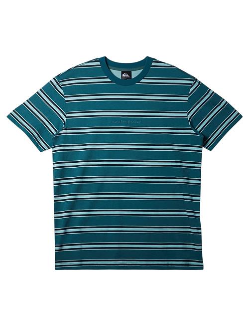 Se Quiksilver Notice Mix Stripe Ss Quiksilver Blue ved Booztlet