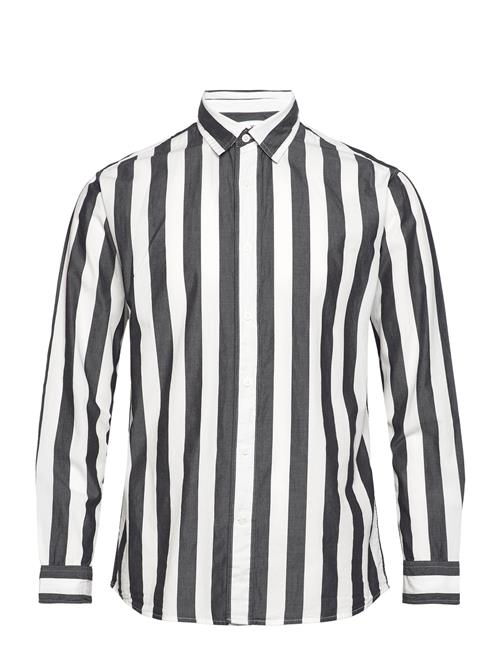 Selected Homme Slhregredster Shirt Stripe Ls W Selected Homme Black