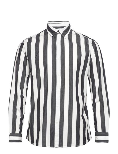 Slhregredster Shirt Stripe Ls W Selected Black