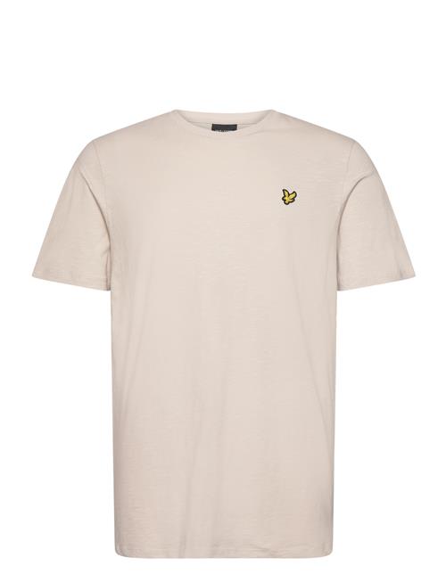 Se Lyle & Scott Slub T Shirt Lyle & Scott Beige ved Booztlet