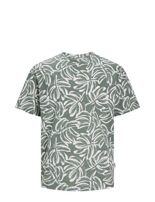 Se Jack & Jones Jorlafayette Aop Tee Ss Crew Neck Ln Jack & J S Khaki ved Booztlet