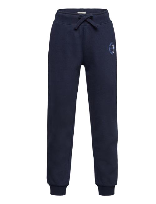 Se Tom Tailor Printed Sweatpants Tom Tailor Navy ved Booztlet