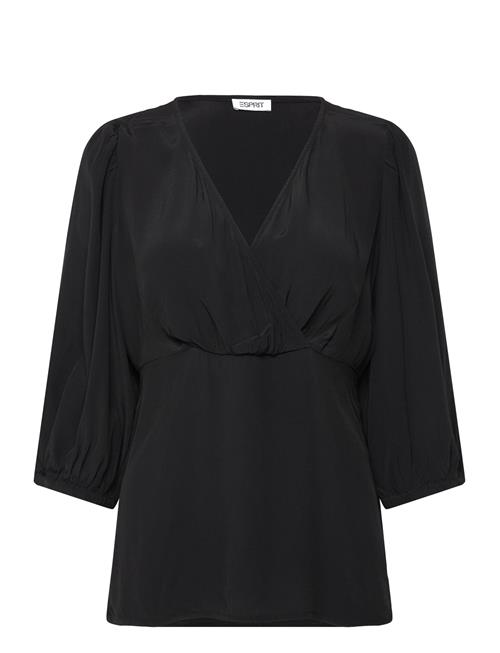 Se Esprit Casual Blouses Woven Esprit Casual Black ved Booztlet