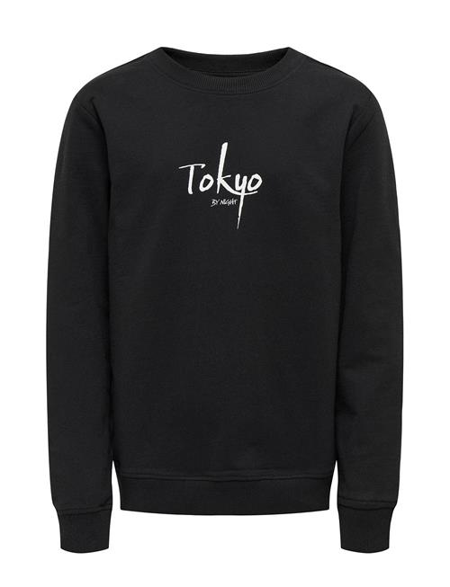 Kids Only Kobtheo L/S O-Neck Box Swt Kids Only Black