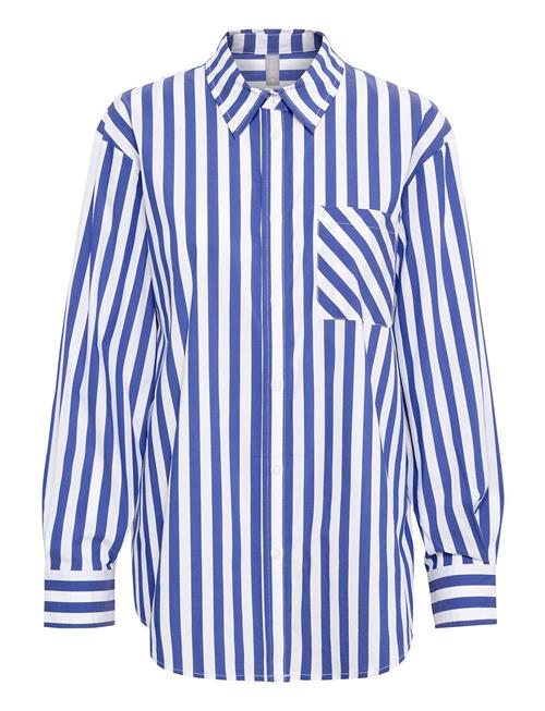 Culture Curegina Ls Shirt Culture Blue