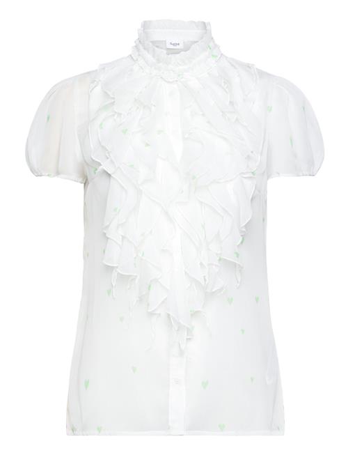 Se Liljasz Crinkle Ss Shirt Saint Tropez White ved Booztlet