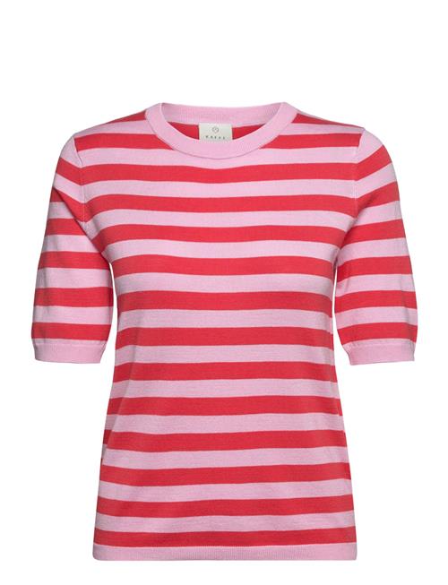 Kaffe Kalizza Striped Knit Kaffe Pink