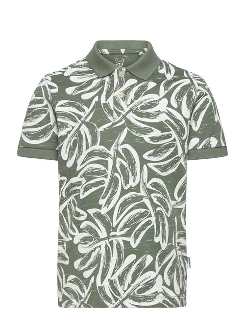 Jack & Jones Jorlafayette Aop Ss Polo Jnr Jack & J S Green