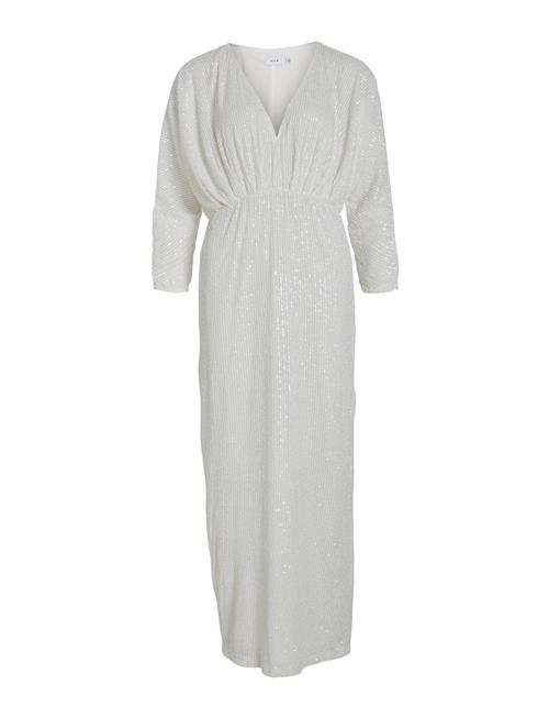 Vila Vimaia V-Neck L/S Maxi Dress/Br/Dc Vila Grey