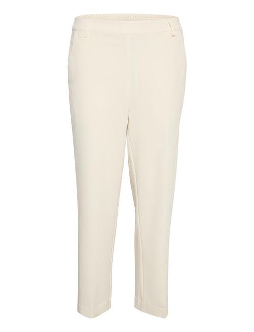 Kaffe Kasakura Hw Cropped Pants Kaffe White