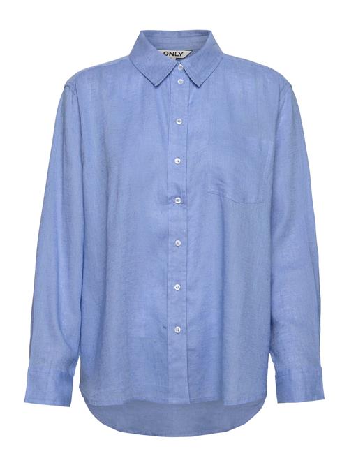 Onltokyo L/S Linen Blend Shirt Pnt ONLY Blue