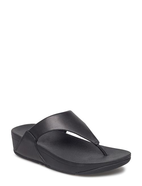 FitFlop Lulu Leather Toepost FitFlop Black