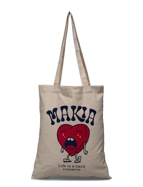 Heartache Tote Bag Makia Beige