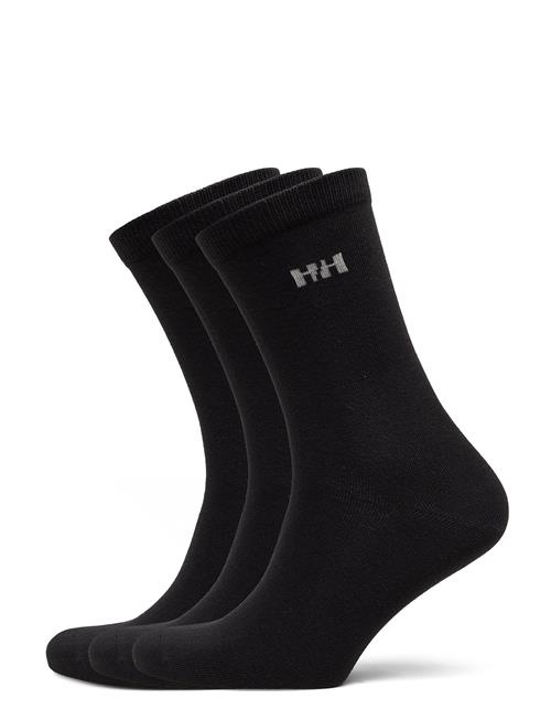 Se Helly Hansen Everyday Cotton Sock 3Pk Helly Hansen Black ved Booztlet