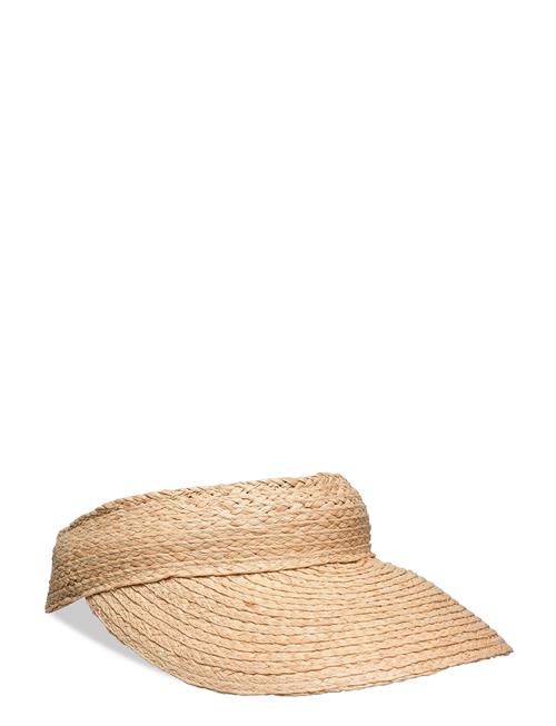 Seafolly Shadylady Raffia Visor Seafolly Beige