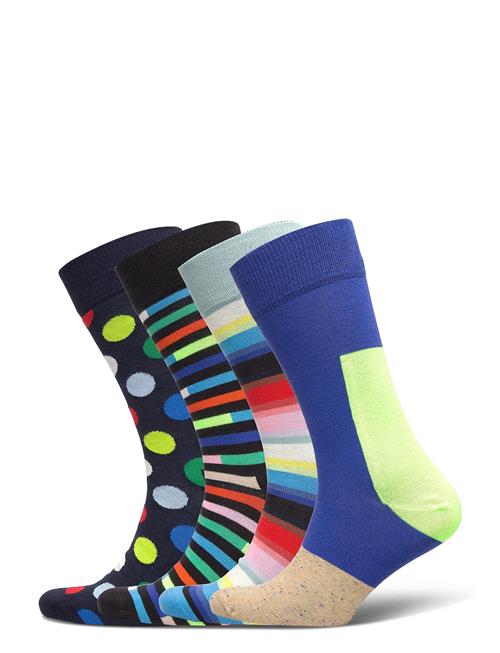 Happy Socks 4-Pack New Classic Socks Gift Set Happy Socks Patterned