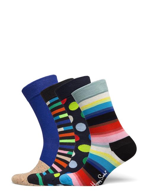 Happy Socks 4-Pack New Classic Socks Gift Set Happy Socks Black