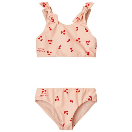 Liewood Bow Mønstret Bikini Cherries/Apple Blossom | Lyserød | 98 cm