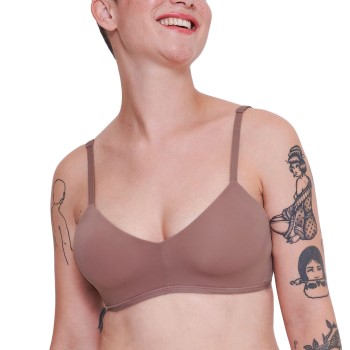 Sloggi Bh Soft Adapt Padded Bra Brun Medium Dame