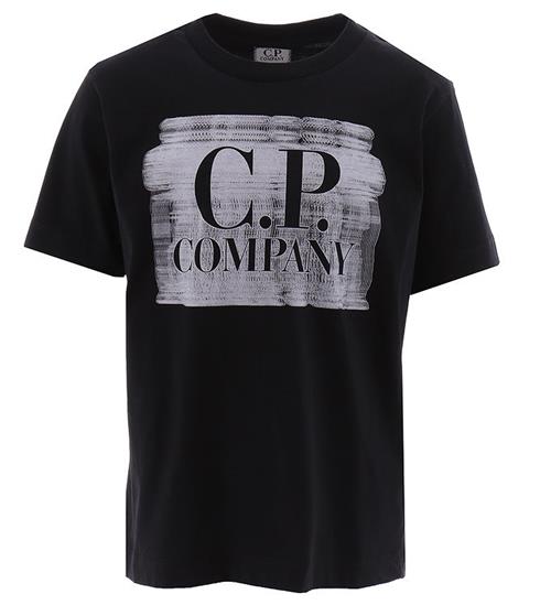 C.P. Company C.P. Company T-shirt - Sort m. Hvid