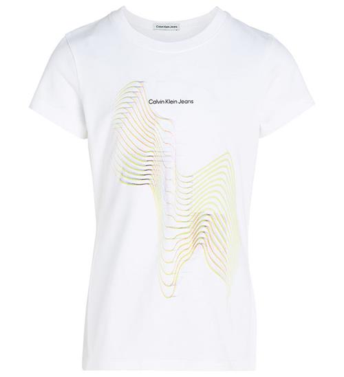 Calvin Klein Calvin Klein T-shirt - Slim s/s - Meta Graphic Slim - Bright Whi