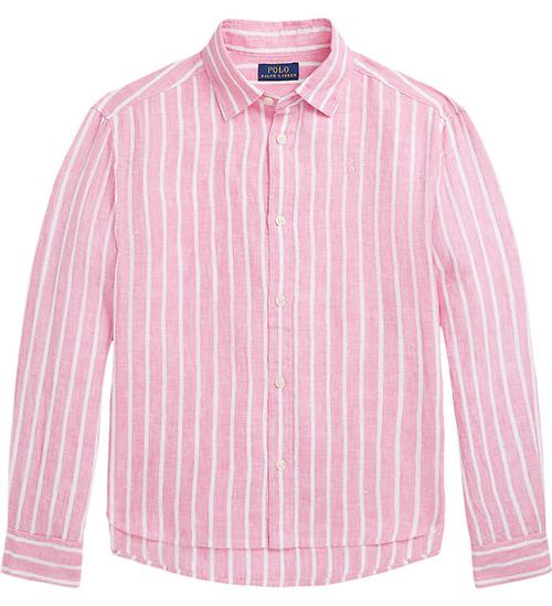 Polo Ralph Lauren Skjorte - Lismore - HÃ¸r - Pink/Hvidstribet