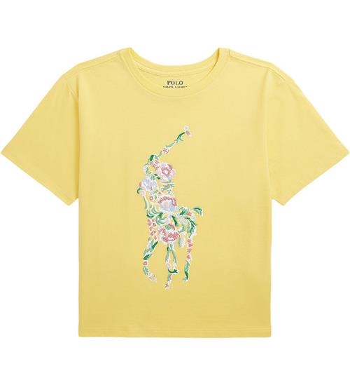 Polo Ralph Lauren Polo Ralph Lauren T-shirt - C Aip - Oasis Yellow m. Logo