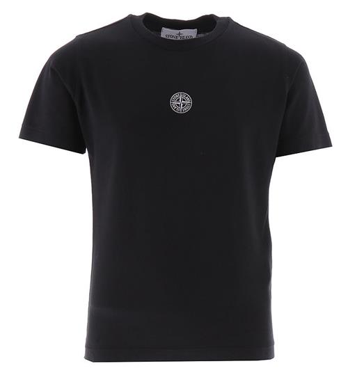 Se Stone Island Stone Island T-shirt - Sort m. Hvid ved KidsWorld