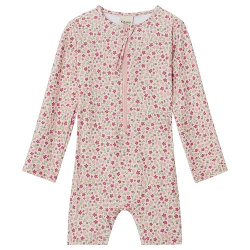 Se Kuling Paros Mønstret UV-dragt Summer Flowers | Lyserød | 110/116 cm ved Babyshop