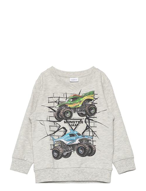 Nmmfaustin Monsterjam Sweat Unb Vde Name It Grey