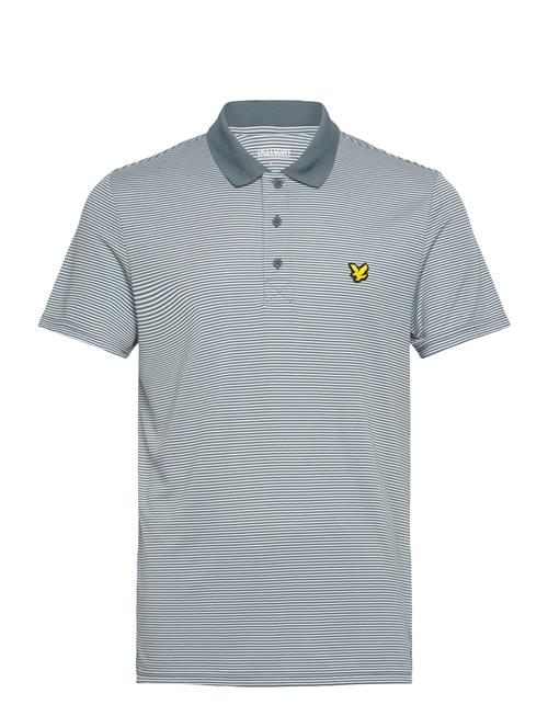 Lyle & Scott Sport Golf Microstripe Polo Lyle & Scott Sport Blue