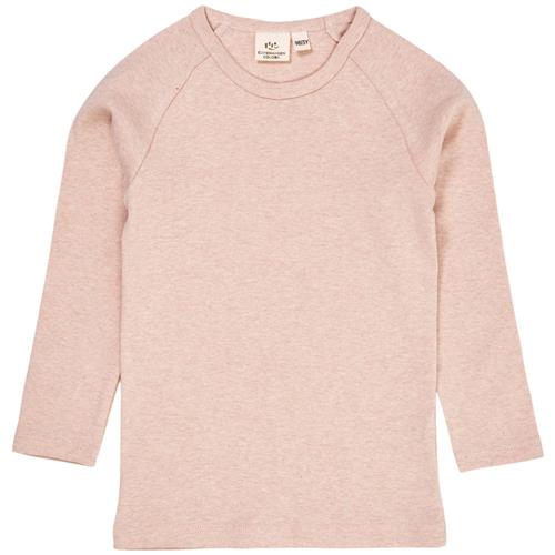 Copenhagen Colors Langærmet T-shirt Old Rose Melange | Lyserød | 92 cm