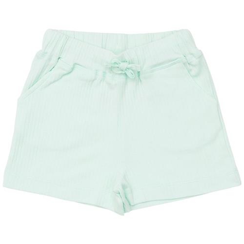 Copenhagen Colors Ribbet Shorts Mintgrøn | Grønn | 86 cm