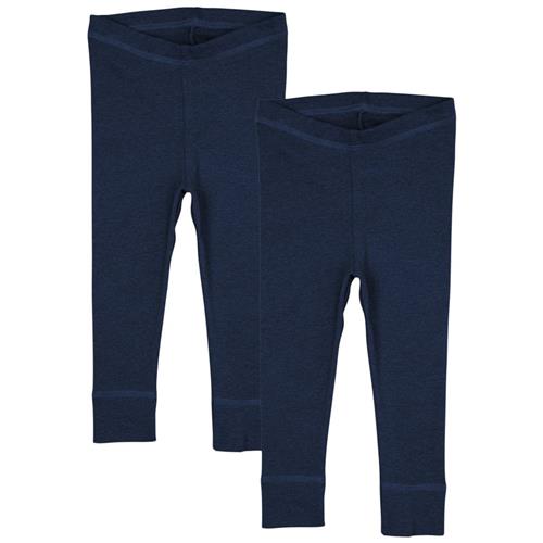 Copenhagen Colors 2-pak Leggings Marineblå Melange | Marine blå | 56 cm