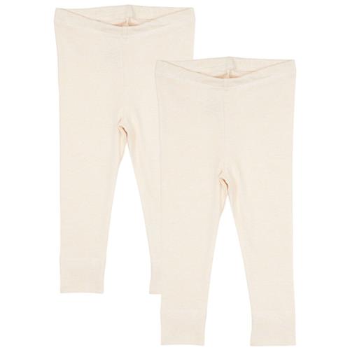 Copenhagen Colors 2-pak Leggings Cream Melange |  | 68 cm