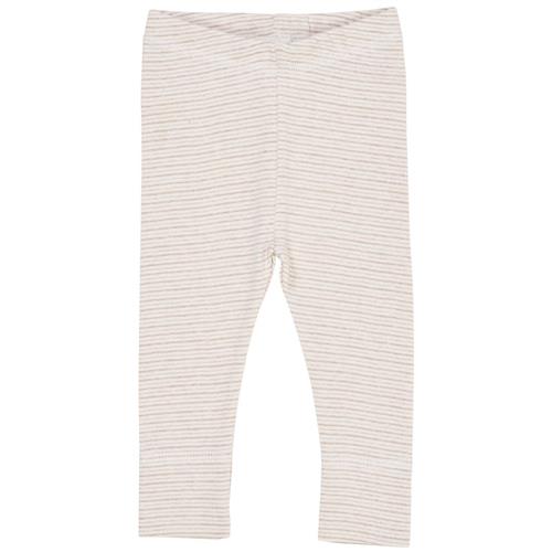 Copenhagen Colors Stribede Leggings Beige | Beige | 62 cm