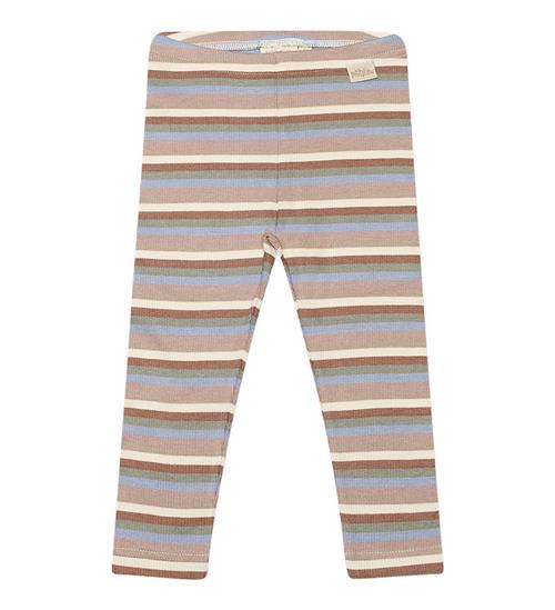 Se Petit Piao Leggings - Modal - Rib - Simply Taupe ved KidsWorld