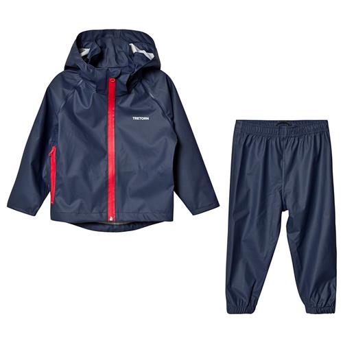 Tretorn Kids Packable Rain Set Navy | Marine blå | 110/116 cm