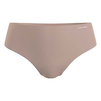 Calvin Klein Trusser Invisibles High Rise Thong Beige X-Large Dame