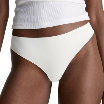 Calvin Klein Trusser Invisibles Micro Thong Hvid Large Dame