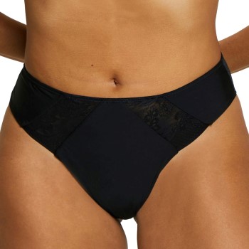 Sans Complexe Trusser Perfect Shape Tanga Sort Large Dame