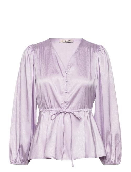 Se A-View Luna Blouse A-View Purple ved Booztlet