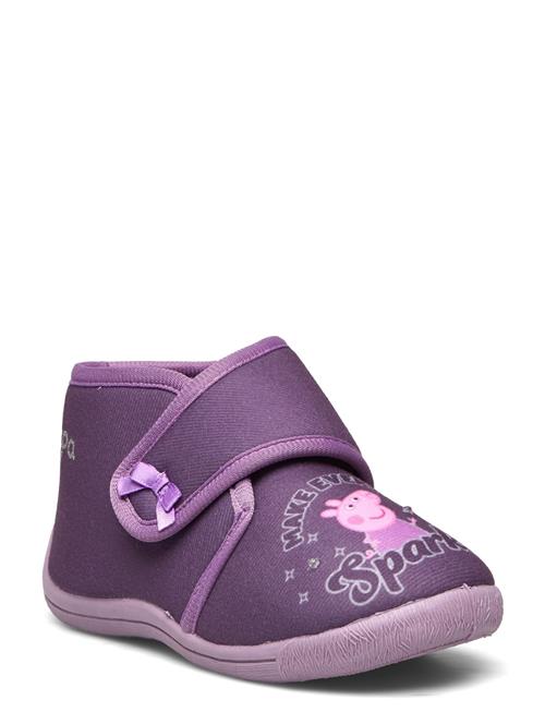 Se Leomil Peppa House Shoe Leomil Purple ved Booztlet