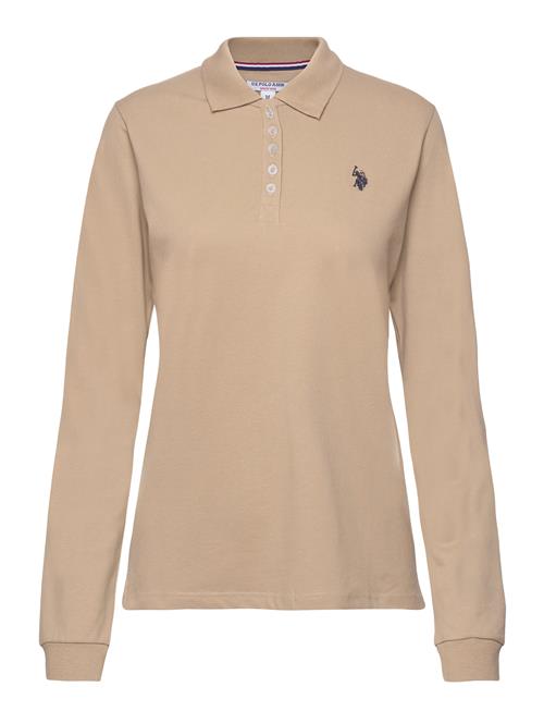 U.S. Polo Assn. Uspa Ls Polo Belise Women U.S. Polo Assn. Beige